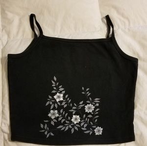 Cotton mid drift tank top